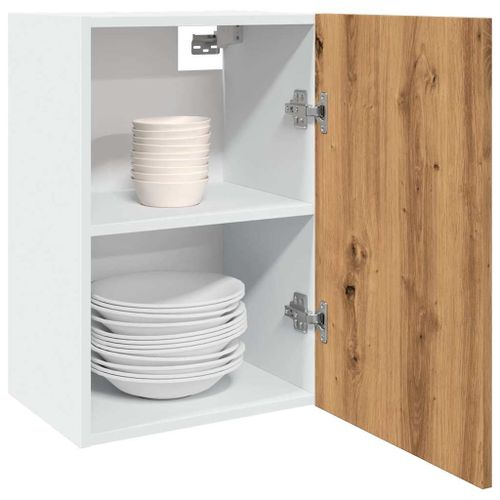 Vidaxl Armoire Suspendue Chêne Artisanal 40x31x60 Cm Bois D'ingénierie