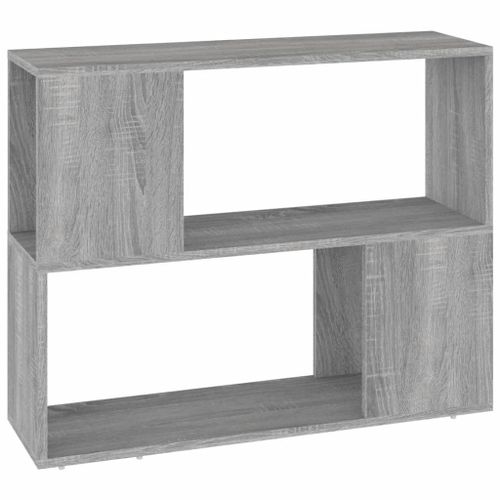 Vidaxl Bibliothèque/Séparateur De Pièce Sonoma Gris 80x24x63 Cm