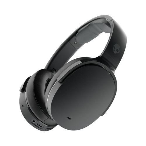 Skullcandy HESH ANC - Écouteurs avec micro - circum-aural - Bluetooth - sans fil, filaire - Suppresseur de bruit actif - noir brut