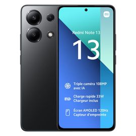 Xiaomi Redmi Note 13 256 Go Noir minuit