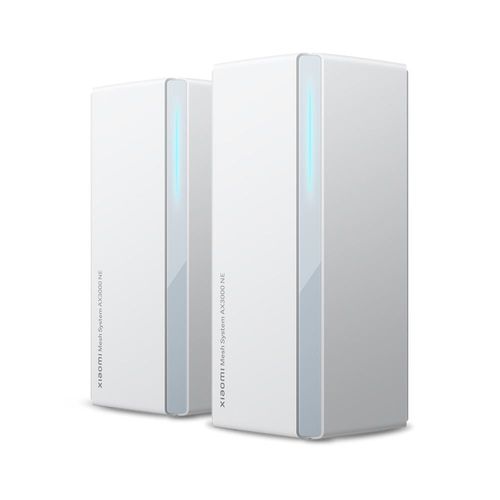 Xiaomi Mesh System AX3000 NE - Pack de 2 routeurs sans fil Wi-Fi 2,4 GHz/5GHz - Blanc