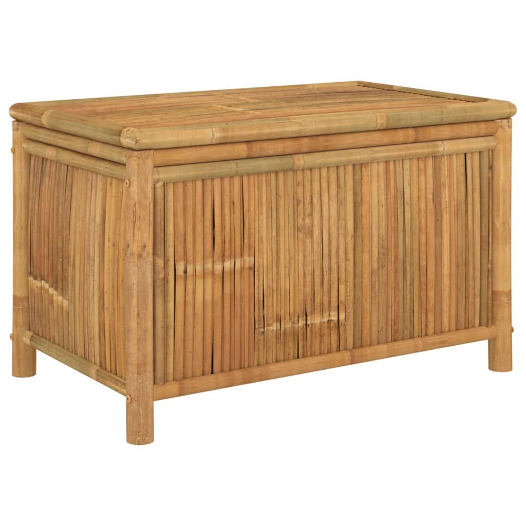 Vidaxl Boîte De Rangement De Jardin 90x52x55 Cm Bambou