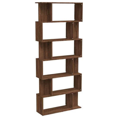 Vidaxl Bibliothèque/Cloison Chêne Marron 80x24x192cm Bois D'ingénierie