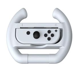 White - Joycon-Capuchons Pour Nintendo Switch, Ns Gamepad, Portable, Non-Ald, Accessoires Nintendo Switch, Volant De Course, Poignées