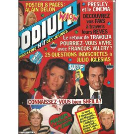 Podium 01/08/1980 Sheila, France Gall, F. Valéry, Sardou, Guillain, Hallyday, Hernandez, Joëlle, Dave, Logan, Dalida, Delpech, Cabrel, Vilard, Souchon, Chamfort, Manson, Iglesias, Clayderman, Delon