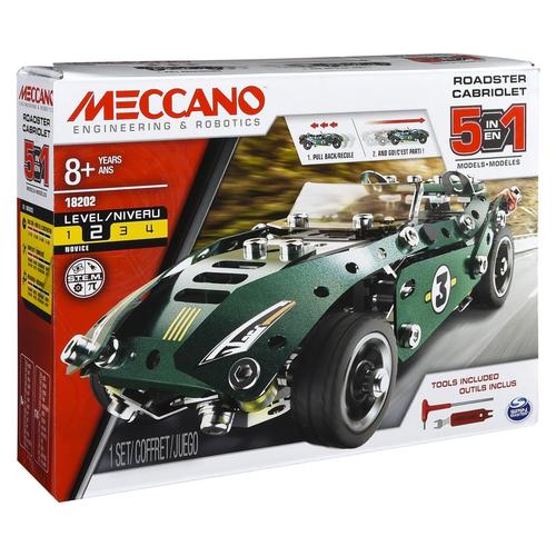 Cabriolet Retro Friction 5 Modeles Meccano