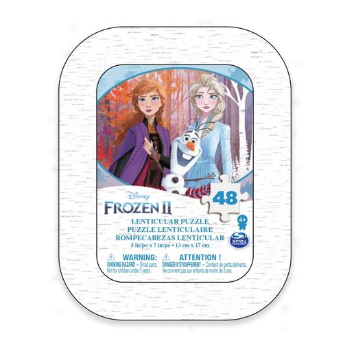 Games Mini Boite Metal 1 Puzzle Lenticulaire Frozen 2 (Barquette)