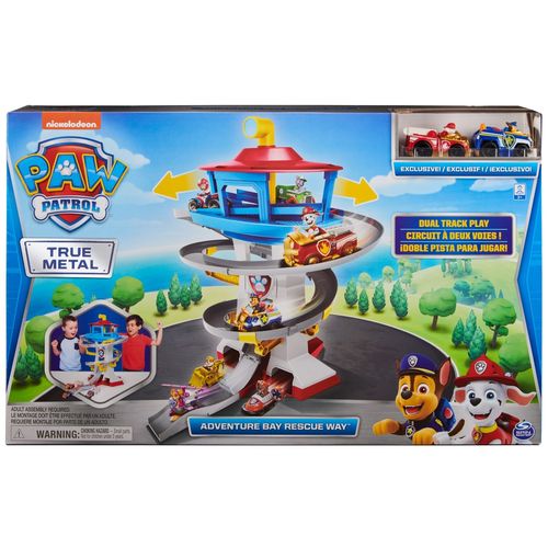 La Pat' Patrouille Quartier General + 2 Vehicules True Metal  Paw Patrol