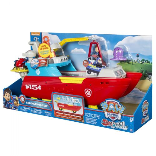 Pat Patrouille Bateau Transformable Pat' Patrouilleur Des Mers Sea Patrol Paw Patrol
