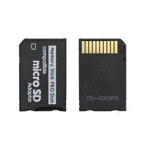 Lecteur De Carte Memory Stick Pro Duo, Adaptateur Convertisseur Micro Sd Tf Vers Ms, Pour Psp 1000, Psp 2000, Psp 3000