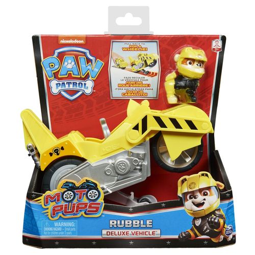 La Pat' Patrouille Vehicule + Figurine Ruben Moto Pups Paw Patrol (Solid)