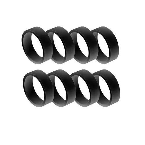 8pcs Black - Protecteur De Joystick Invisible En Caoutchouc Artificiel Astique Anti-Usure, Anneau De Protection Pour Steam Deck Rog Ally, Accessoires De Jeu