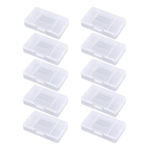 Lot De 10 Cartes De Jeu En Plastique Transparent, Étui À Cartouche, Housse Anti-Poussière Compatible Avec Pour Game Boy Advance Gba