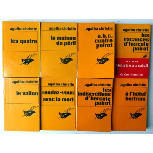 Lot De 15 Romans Et Recueils De Nouvelles D'agatha Christie Parus Dans La Collection Le Masque (1968-1983): Miss Marple, Hercule Poirot, Tommy Et Tuppence