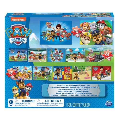 Games Coffret De 12 Puzzles - Paw Patrol