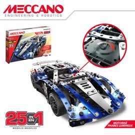 Meccano - Coffret supercar - 25 modèles motorisés