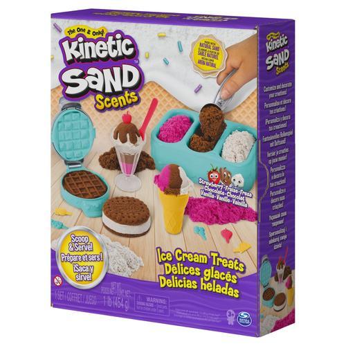 Pâte à modeler pour enfant Kinetic Sand Coffret délices glacés 454 g - Pâte  à modeler - Achat & prix
