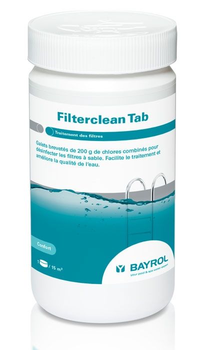 d&eacute;sinfectant filtre &agrave; sable galet 200gr 1kg - filterclean tab