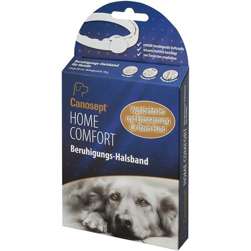 Cansept Collier Home Comfort - Anti Stress Chien - Calamants Pour Chiens - Col Apaisant Pour Chien - Pour Colmer Et Diminuer Les Signes De Stress Chez Les Chiens - Avec De La Valériane