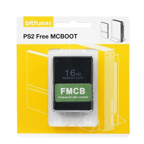 16mb - Bitfunx-Carte Mémoire Fortuna Fmcb Free Mcboot Pour Sony Playstation 2, Console De Jeu Ps2 Slim