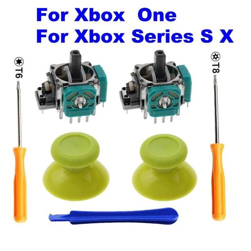 Capteur De Joystick Analogique 3d, Potentiomètres Et Thumbstick, Microsoft Xbox One S Et X Series Contrmatérielle, 2 Pièces