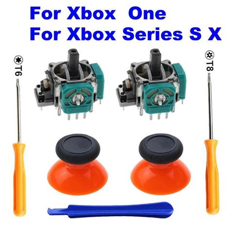 Capteur De Joystick Analogique 3d, Potentiomètres Et Thumbstick, Microsoft Xbox One S Et X Series Contrmatérielle, 2 Pièces