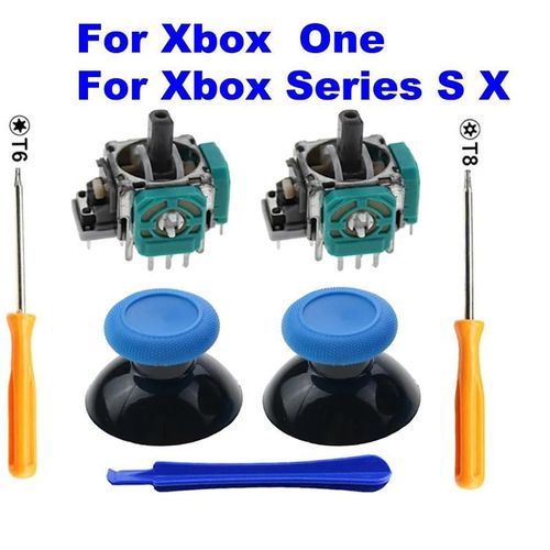 Capteur De Joystick Analogique 3d, Potentiomètres Et Thumbstick, Microsoft Xbox One S Et X Series Contrmatérielle, 2 Pièces