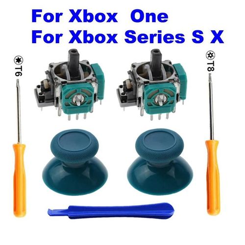 Capteur De Joystick Analogique 3d, Potentiomètres Et Thumbstick, Microsoft Xbox One S Et X Series Contrmatérielle, 2 Pièces