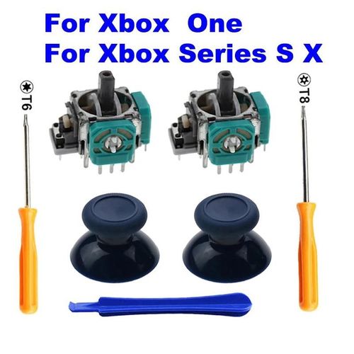 Capteur De Joystick Analogique 3d, Potentiomètres Et Thumbstick, Microsoft Xbox One S Et X Series Contrmatérielle, 2 Pièces