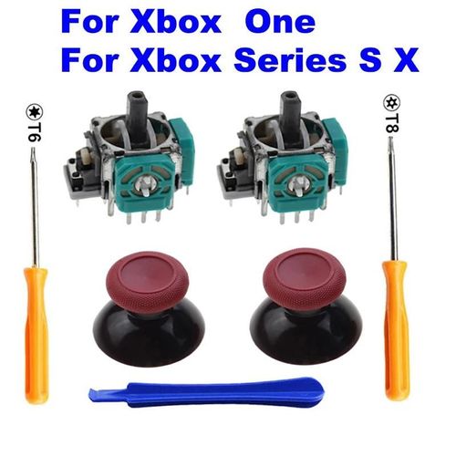Capteur De Joystick Analogique 3d, Potentiomètres Et Thumbstick, Microsoft Xbox One S Et X Series Contrmatérielle, 2 Pièces