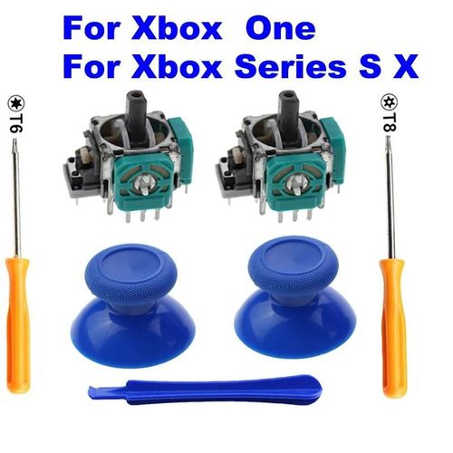 Capteur De Joystick Analogique 3d, Potentiomètres Et Thumbstick, Microsoft Xbox One S Et X Series Contrmatérielle, 2 Pièces