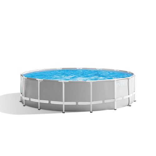 LE DEPOT BAILLEUL - Piscine tubulaire ronde Prism Intex 4,57 x 1,22 m avec accessoires Intex
