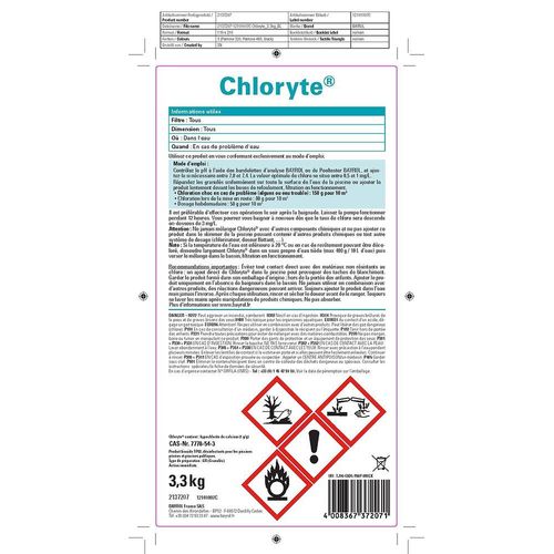 Chlore choc sans stabilisant Chlorythe 3 kg - Bayrol