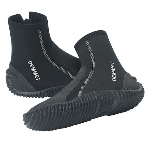 Bottes De Plongée Hautes En Néoprène Pour Hommes,Chaussures De Natation Pour Snorkeling,Surf,Kayak,Voile,Menton De Plage,6-11 Réfléchissant,Dessus Froid Vert,Salle De Bain T,5mm - Type 11