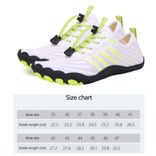 Chaussures D'eau De Plongée Unisexes Pour Et Nuspieds D'étépour La Plageséchage Rapideantidérapantes Type Bswhite