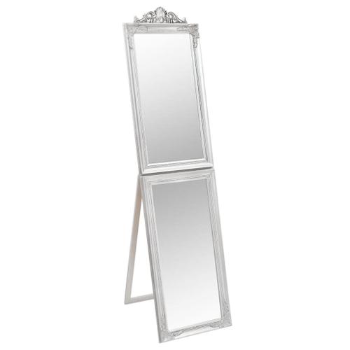 vidaXL Miroir sur pied Argenté 45x180 cm