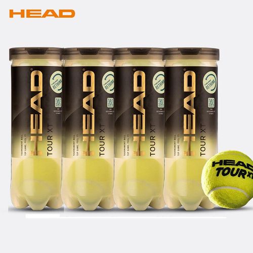 2023 Head Tennis Balls Competition Training Tenis Balls Résistance Élastique Head Tour Xt Balle De Tennis 3 Pcs Pour 1 Réservoir - Type 4tubes