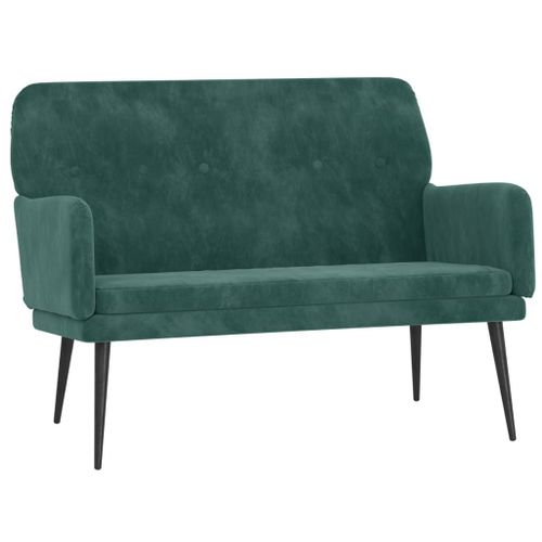 Vidaxl Banc Vert Foncé 108x79x79 Cm Velours