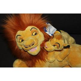 Grande Peluche le roi lion Simba Mufasa DISNEY MATTEL Vintage