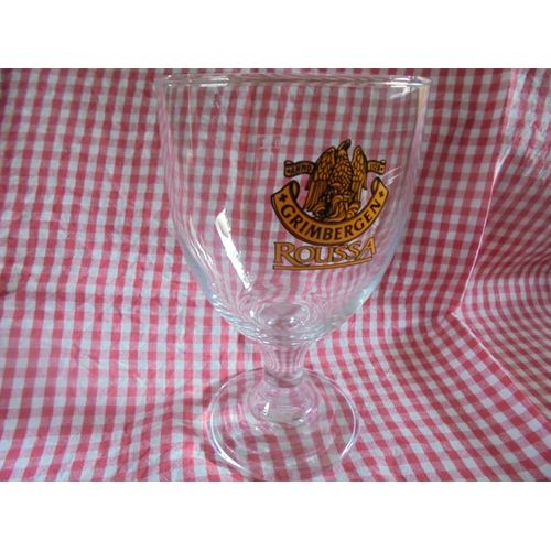 Verre À Bière Ancien Grimbergen, Sur Pied, Forme Calice Deco Multichrome-Roussa