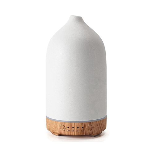 250ml Aromatherapy Essential Oil Diffuser Air Humidifier Cool With 7 Color Led Lights Ceramic Diffu