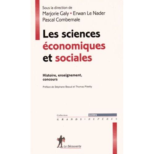 Les Sciences Économiques Et Sociales - Histoire, Enseignement, Concours
