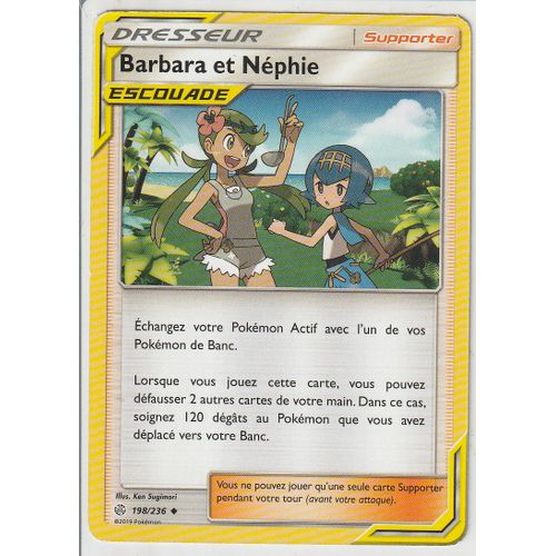 Carte Pokémon - Barbara Et Néphie - 198/236 - Sl12 Eclipse Cosmique -