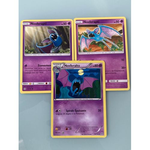 (2994) 2x Nosferpati + Nosferalto (Pokemon) 