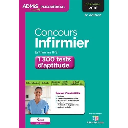 Concours Infirmier - 1300 Tests D'aptitude