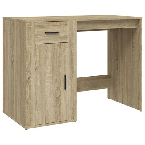 Vidaxl Bureau Chêne Sonoma 100x49x75 Cm Bois D'ingénierie