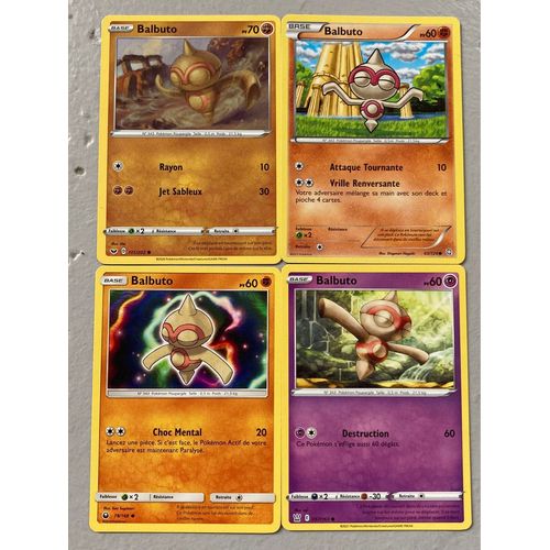 (3097) 4x Balbuto (Pokemon)