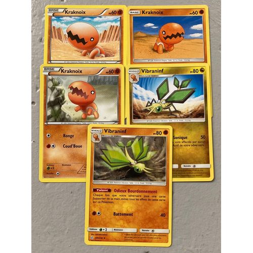 (3199) 3x Kraknoix + 2x Vibraninf (Pokemon) 