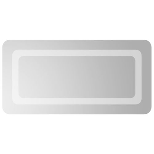 vidaXL Miroir de salle de bain à LED 30x60 cm