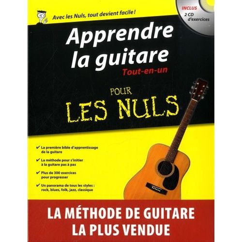 Apprendre La Guitare Tout En Un Pour Les Nuls - (2 Cd Audio)